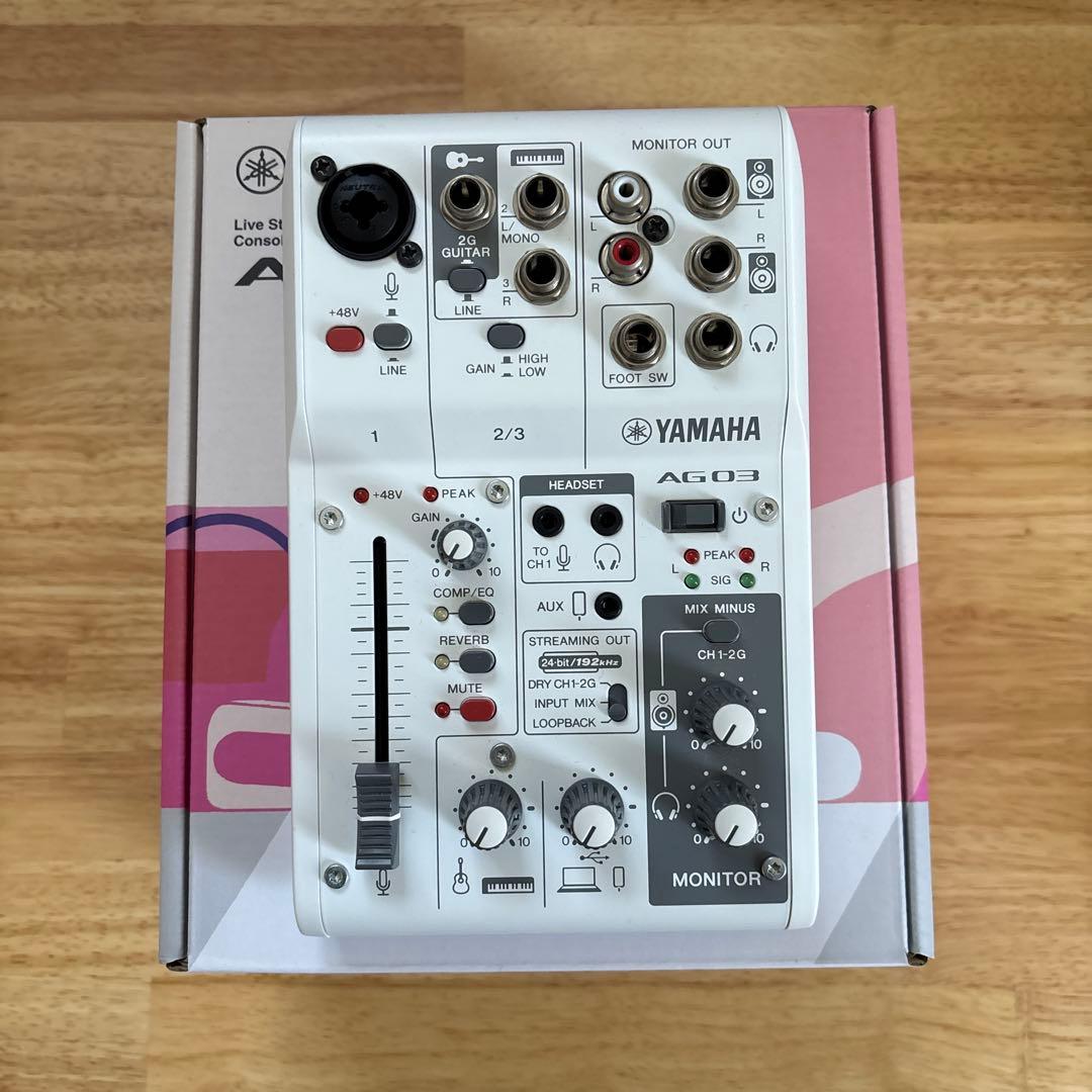 YAMAHA AG03 MK2 ホワイト