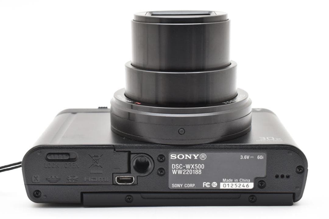 SONY Cyber-shot DSC-WX500 ブラック デジタルカメラ