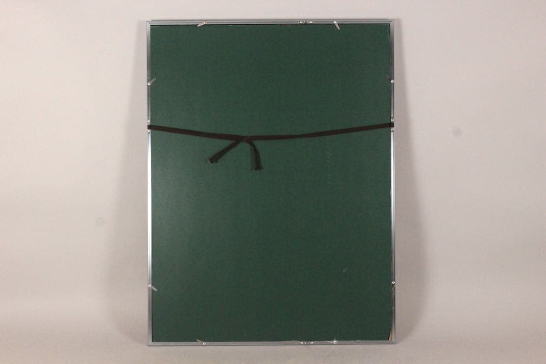 No5085 額装　ヘンリー杉本　遮光器土偶図　1970年　直筆サイン　送料無料