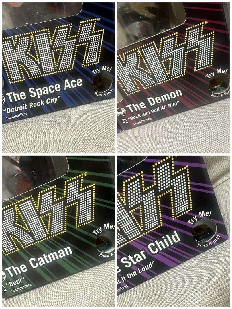 KISSフィギュアセット4体KISS Figures Soundalikes