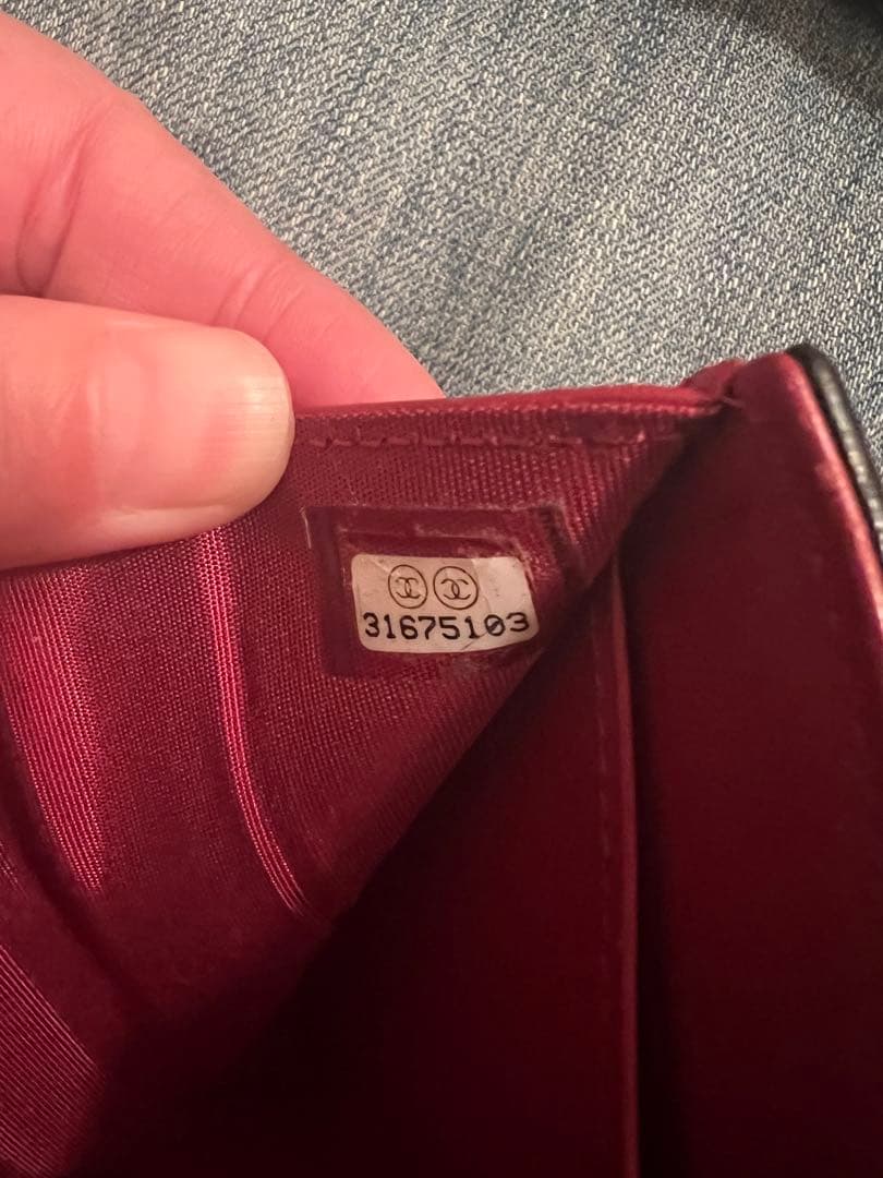 CHANEL マトラッセ スモールフラップウォレット 三つ折り CC ラムスキン