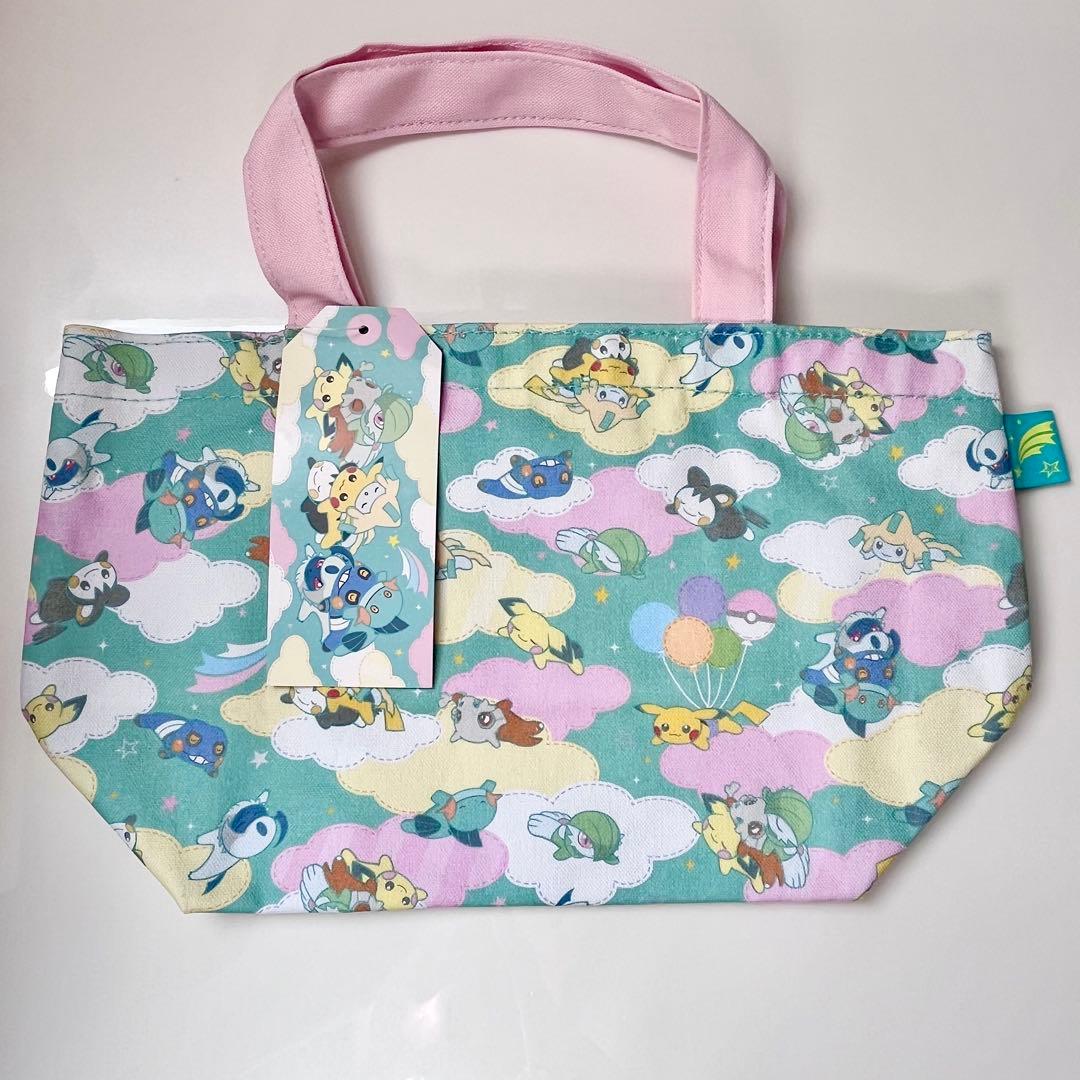 ポケモンセンター ミニトートバッグ くったりピカチュウ イーブイ ポッチャマ