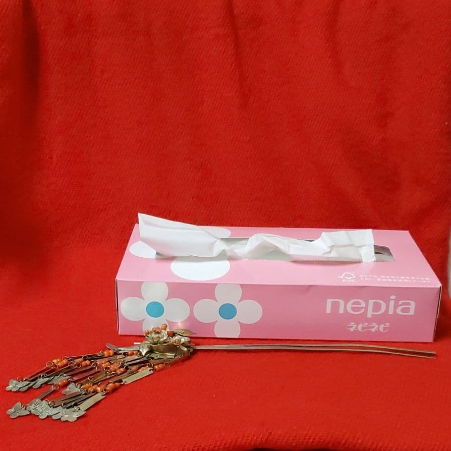 希少！レア！大振りビラ簪