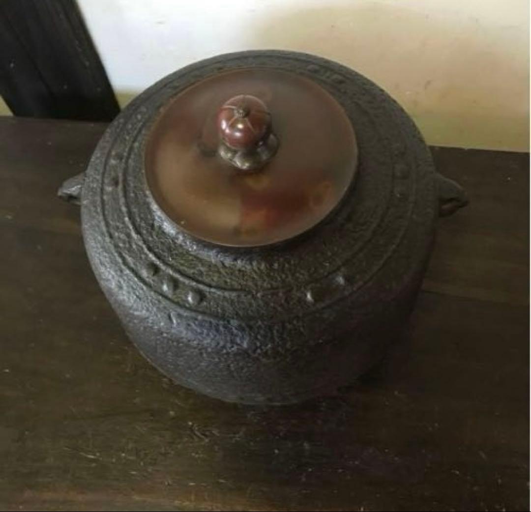 工芸品　希少　茶道具　茶釜　茶の湯釜　釜　茶道　釜