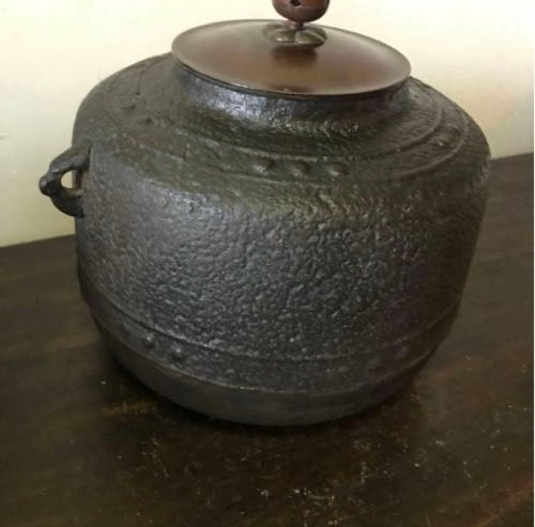 工芸品　希少　茶道具　茶釜　茶の湯釜　釜　茶道　釜