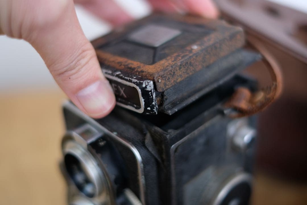 IKOFLEX 二眼レフカメラ レザーケース付き