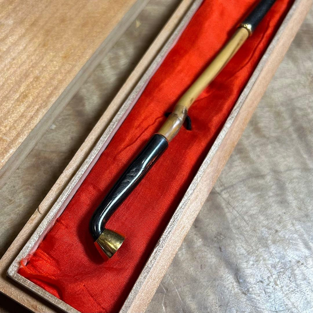 煙管 キセル 村田 k22刻印 金 銀四分一 煙草 k18