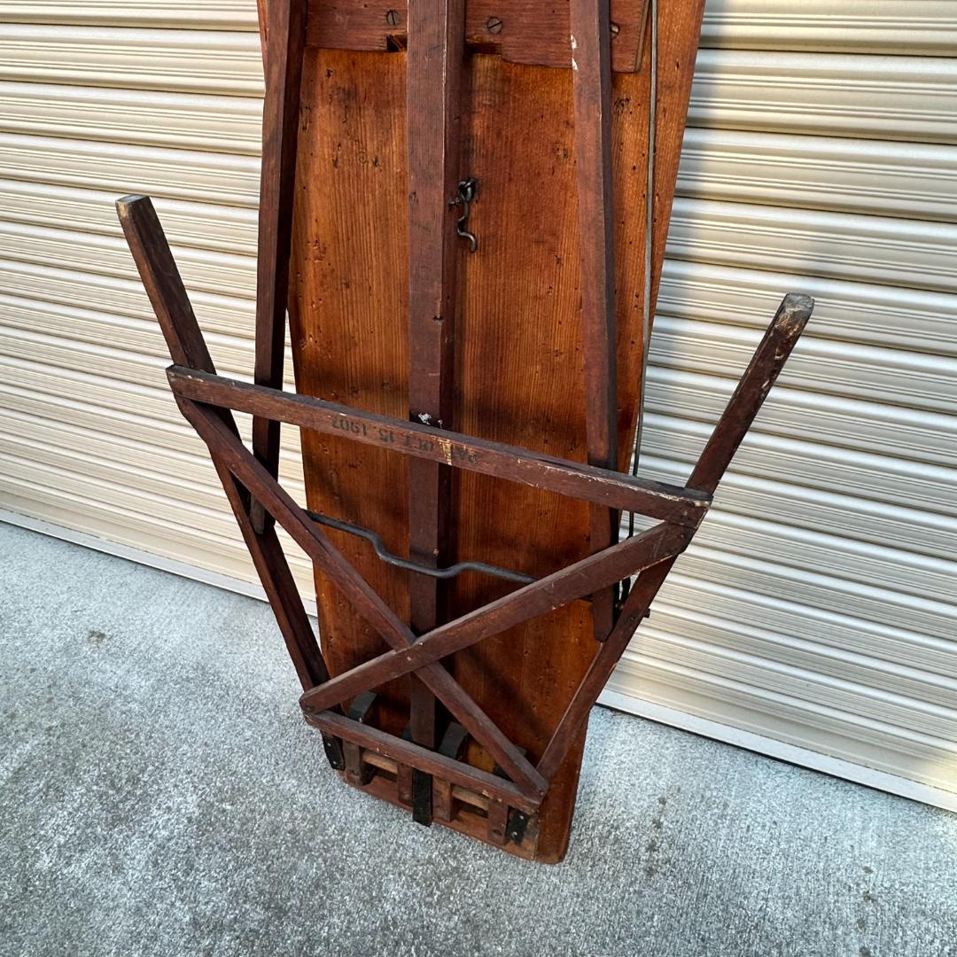 木製折りたたみ式ヴィンテージアイロン台1970年代