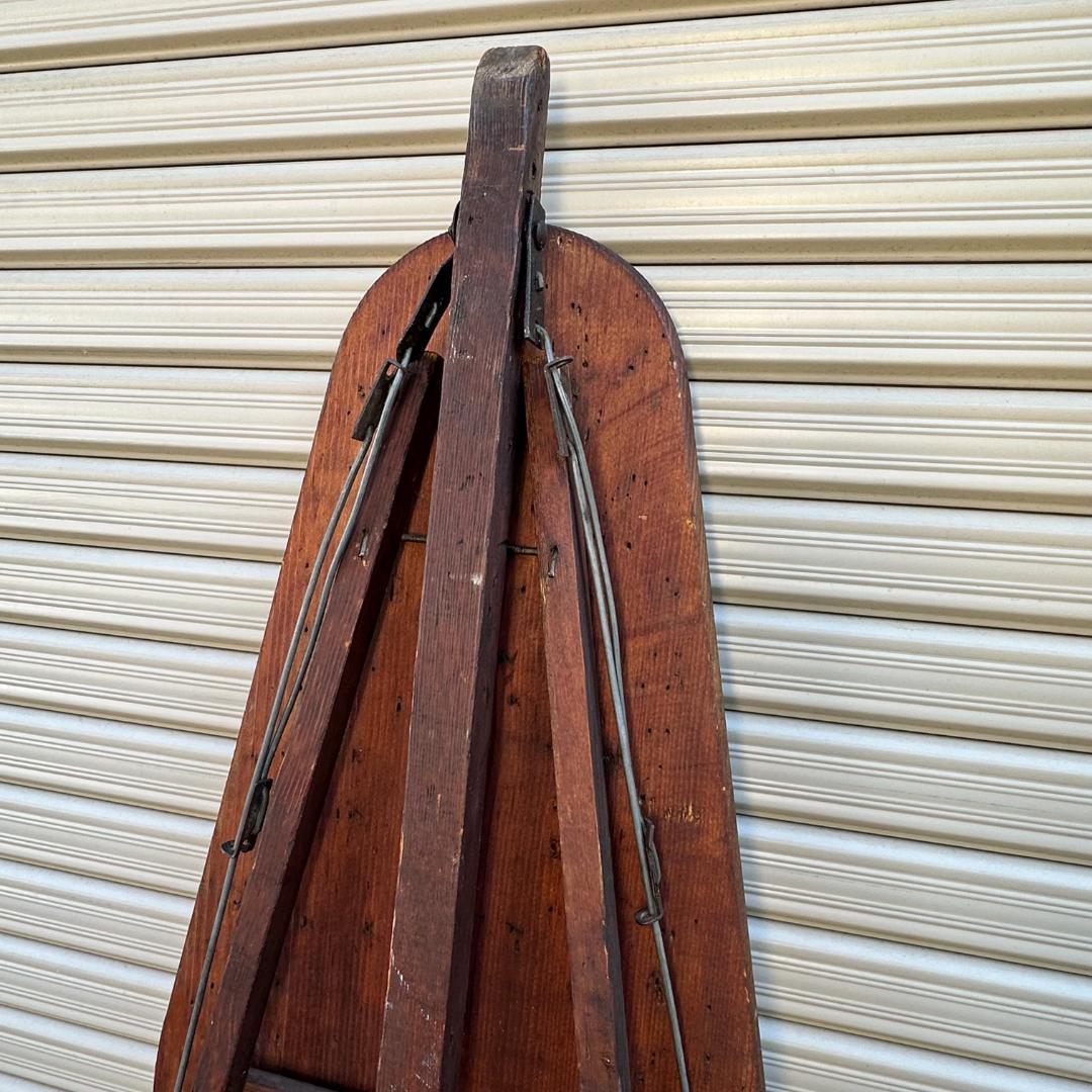 木製折りたたみ式ヴィンテージアイロン台1970年代