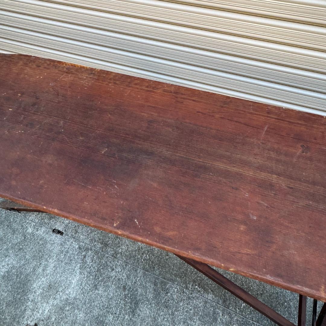 木製折りたたみ式ヴィンテージアイロン台1970年代