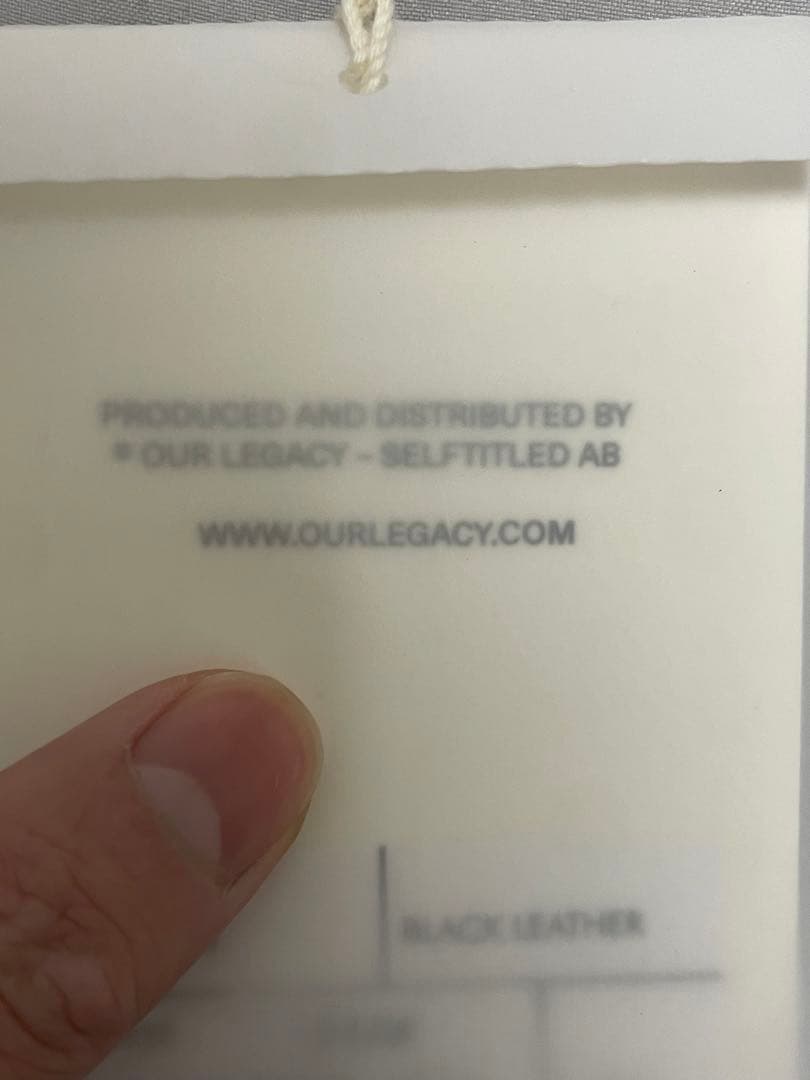 小物 Our Legacy HIS GLOVES