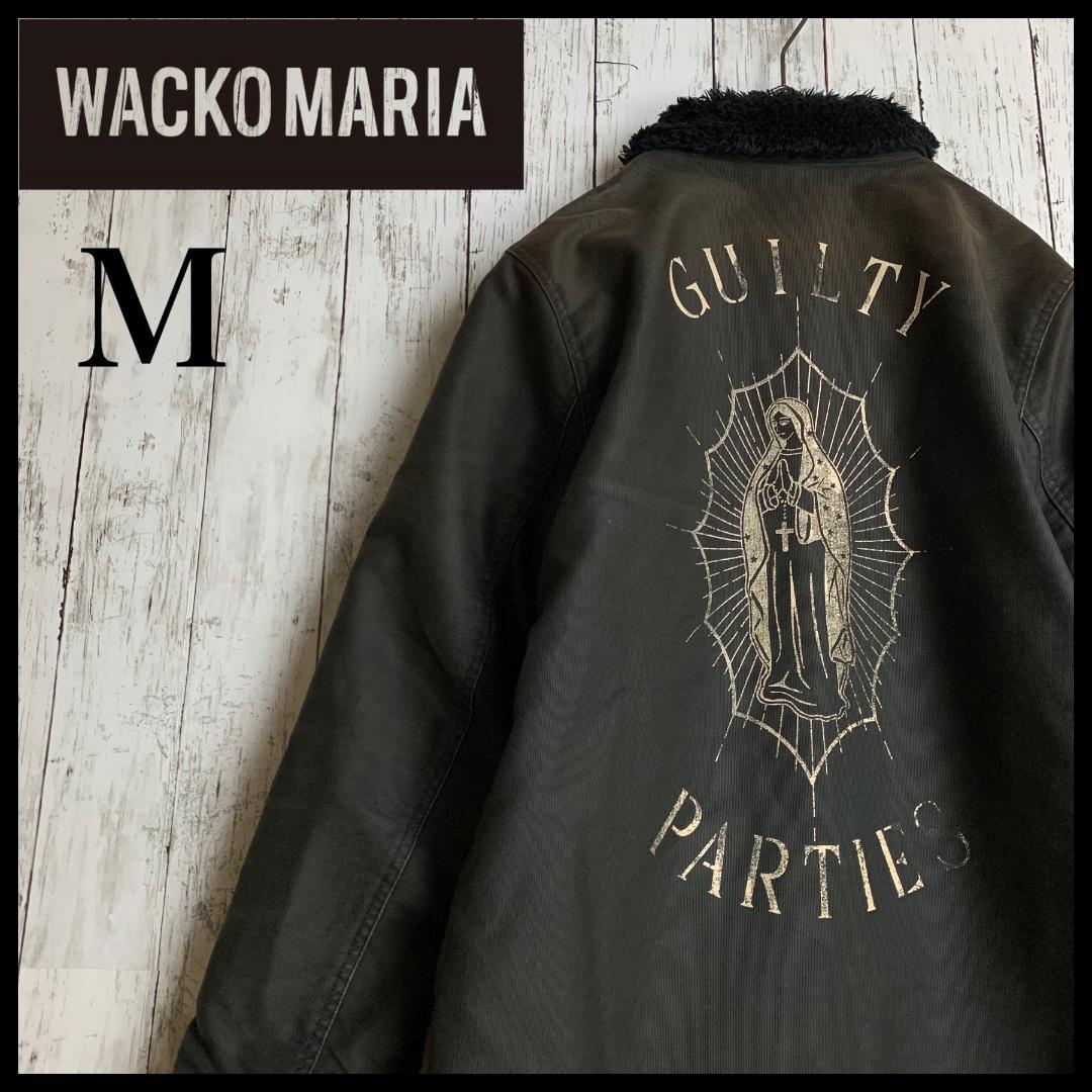 【激レア】ワコマリア☆マリアバックロゴ裏地ボア肉厚デッキジャケット/2918.