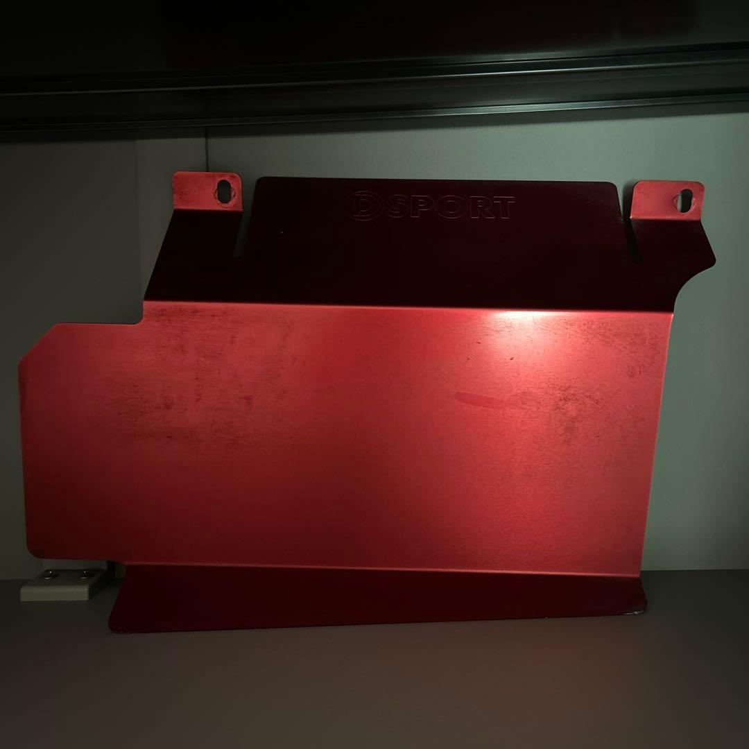 《希少》D-SPORT Dスポーツ ラジエタークーリングパネル 赤
