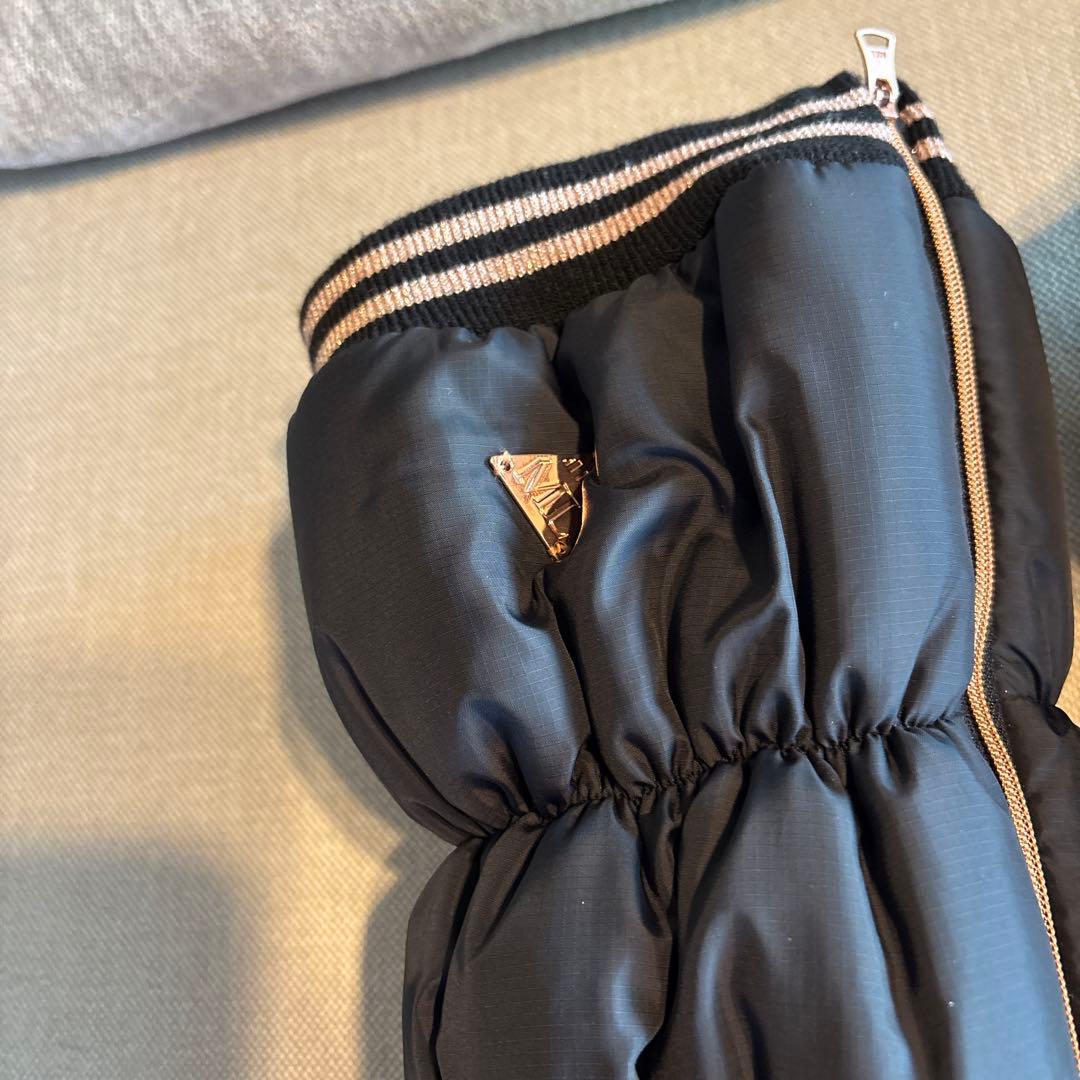 MARK&LONA ブラックダウンスタイル レッグウォーマー極美品‼️