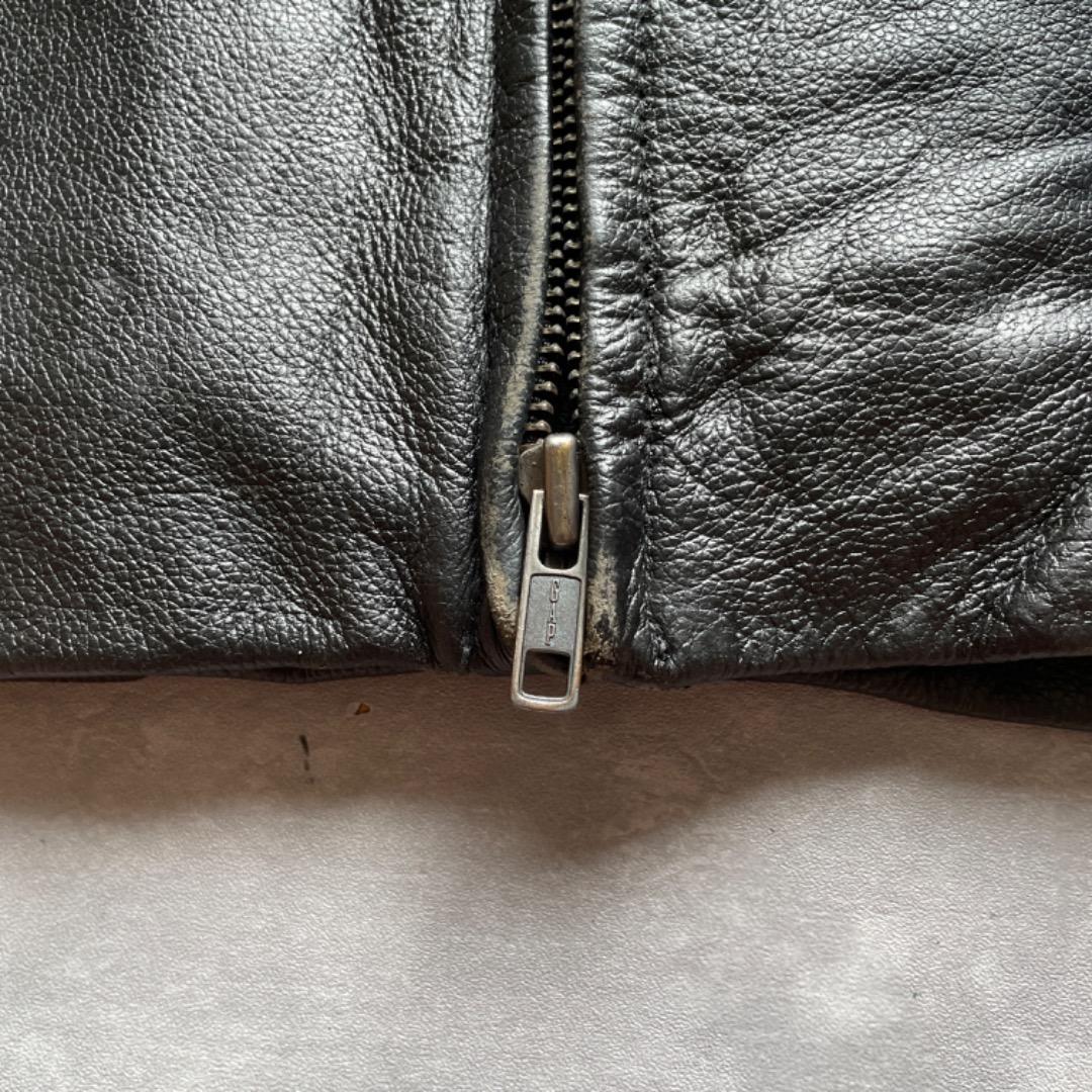 90s OLD GAP シングルライダース レザージャケット 本革 M