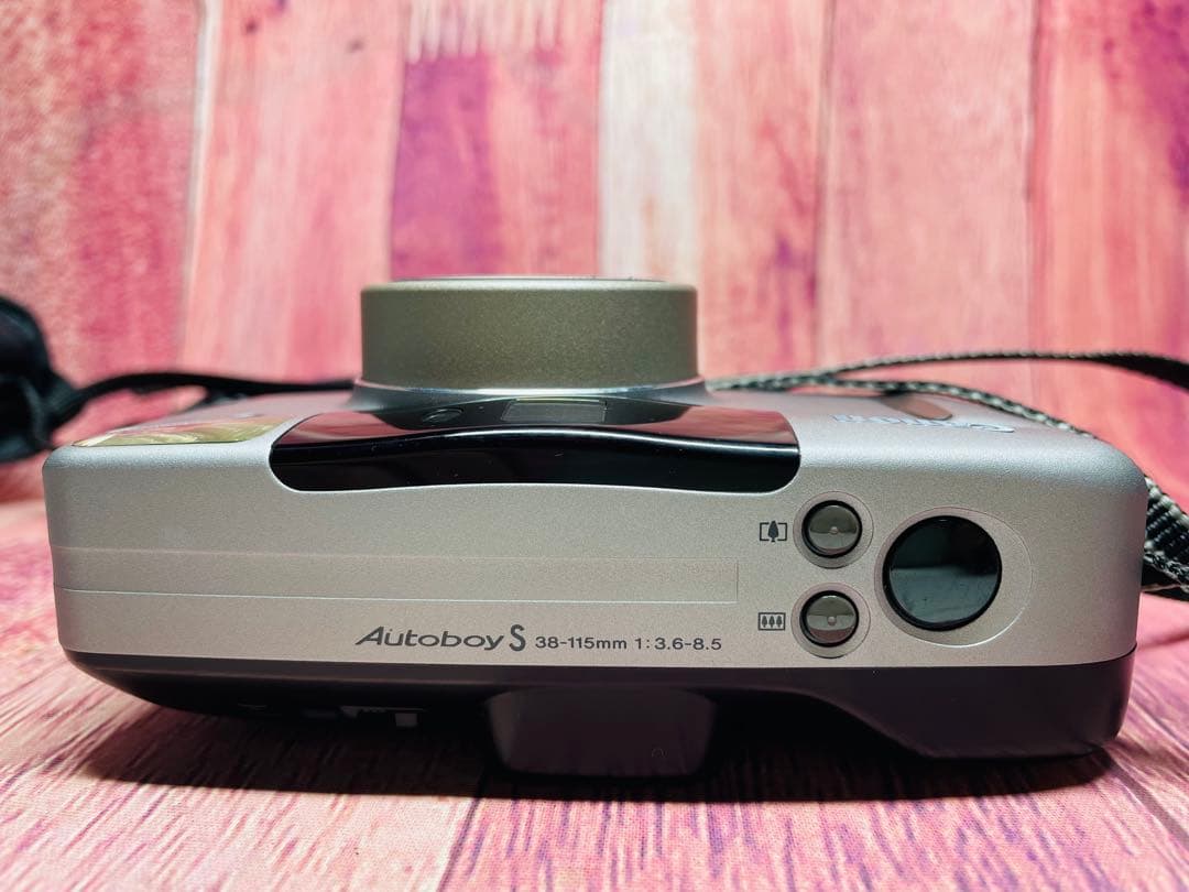 ケース付き Canon キャノン Autoboy S コンパクトフィルムカメラ