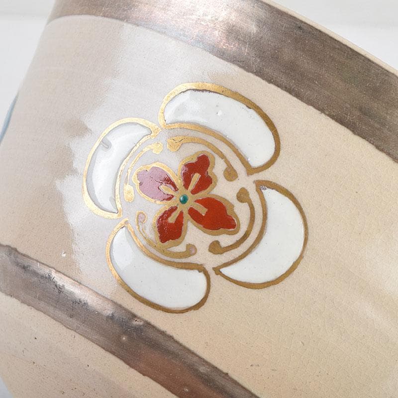 茶道具　犬山焼　犬山本窯　尾関作十郎造　数茶碗　十客　共箱　M　R9398H