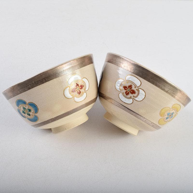 茶道具　犬山焼　犬山本窯　尾関作十郎造　数茶碗　十客　共箱　M　R9398H