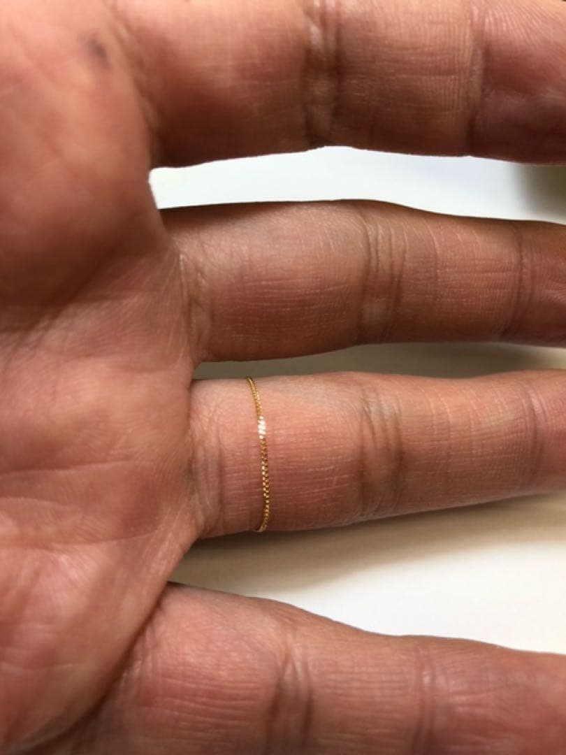 専用ページ　13号３本　K18 喜平 チェーンリング 18金　レディース 指輪