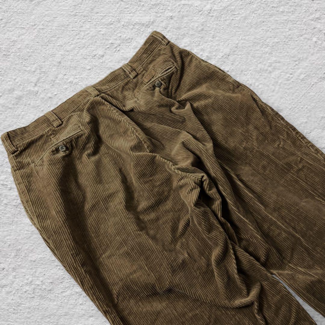 ラルフローレンコーデュロイパンツ90s古着vintageブラウンW38L30