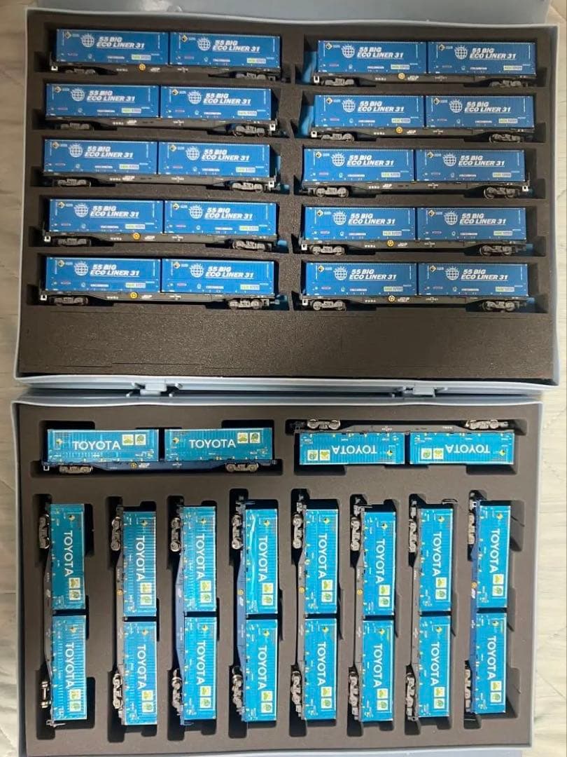 トヨタロングパスエクスプレス　nゲージ 20両混成編成