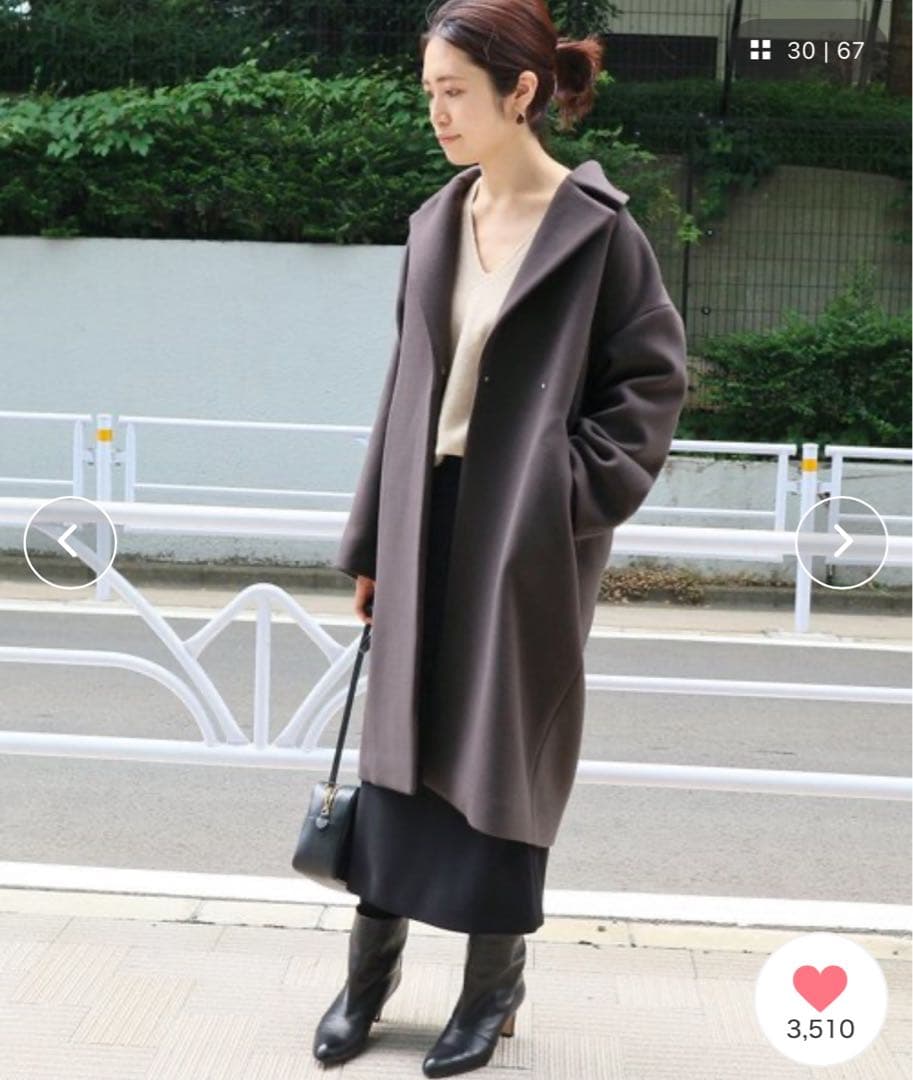 美品✨IENA　オーバーチェスターコート　マンテコ　38　9号　Mサイズ