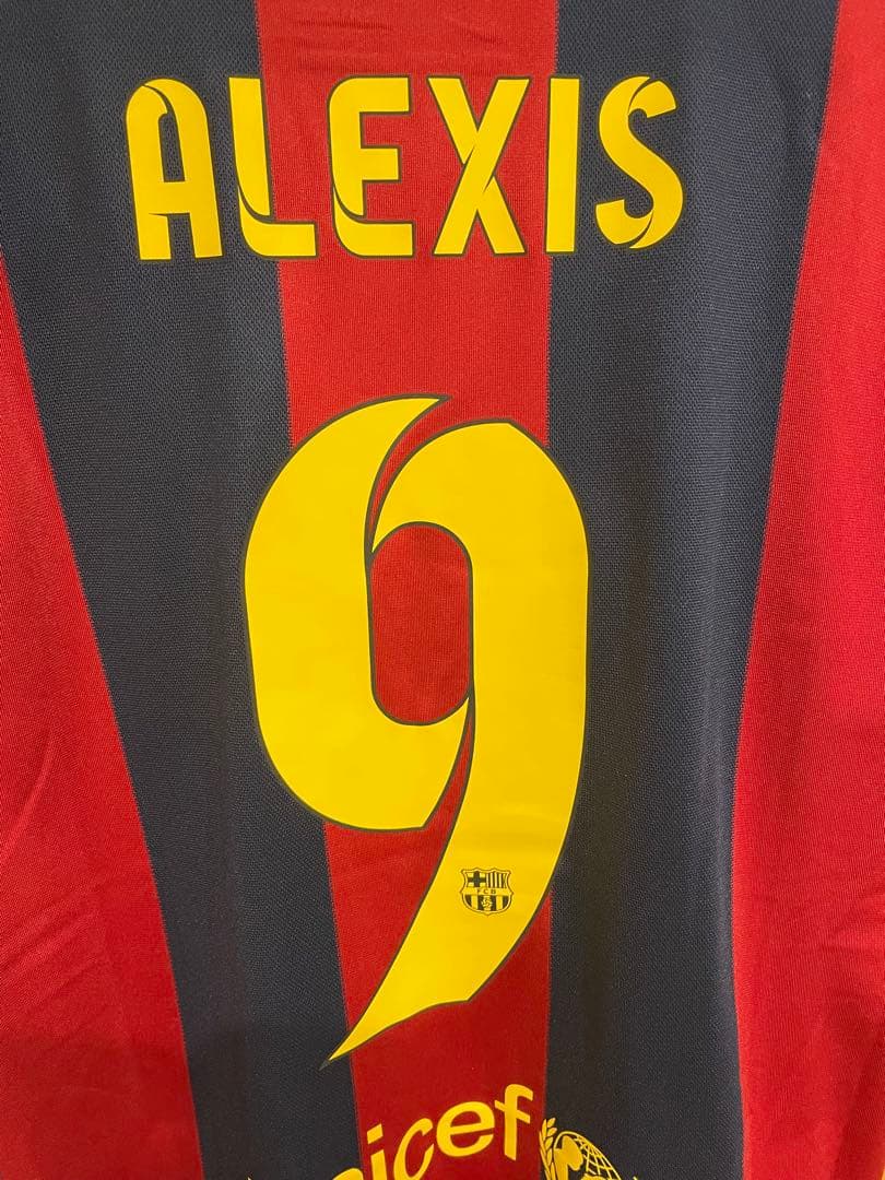 超レア　バルセロナユニフォーム14-15 アレクシス・サンチェス