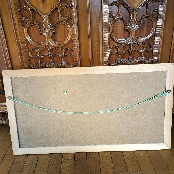 イタリア 大判 額装 アート ポスター 54×100cm フラワー 花 大型