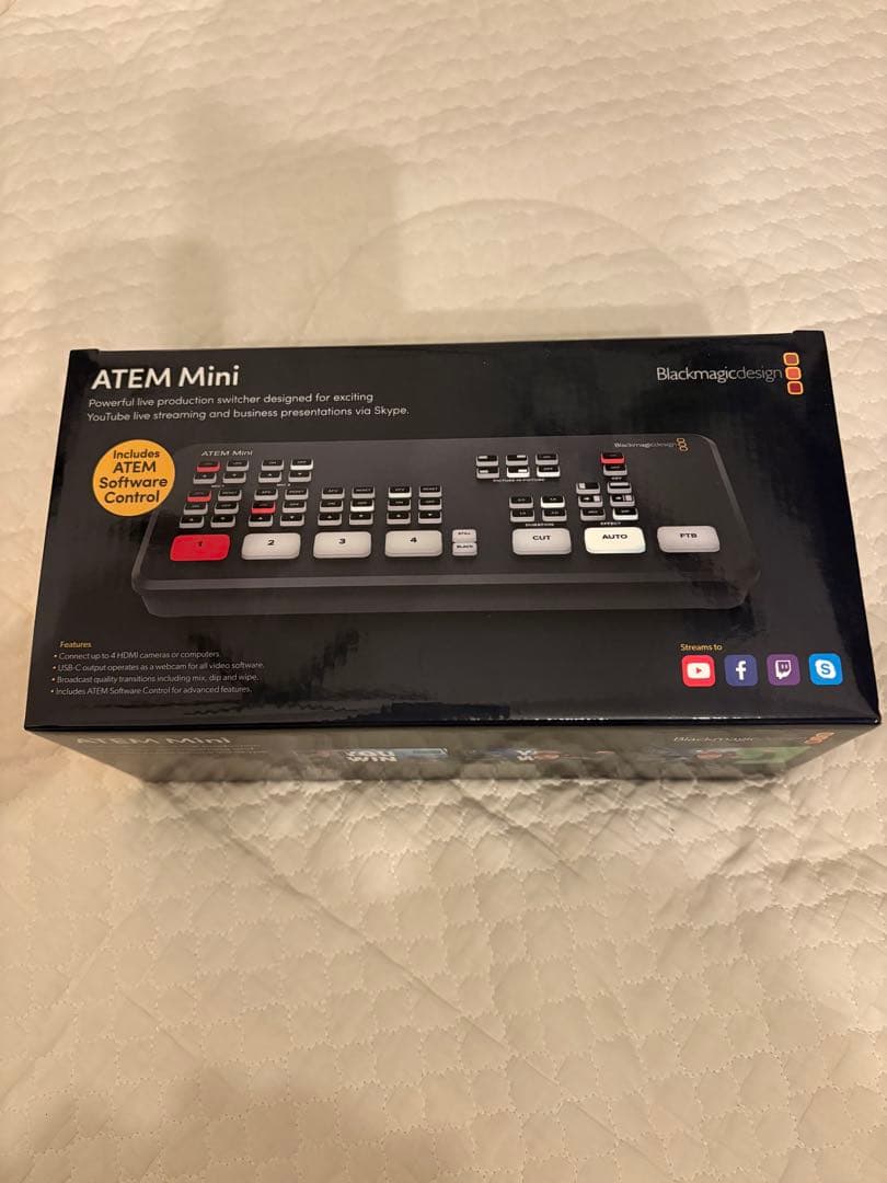 [箱付属品]Blackmagic Design ATEM Mini スイッチャー