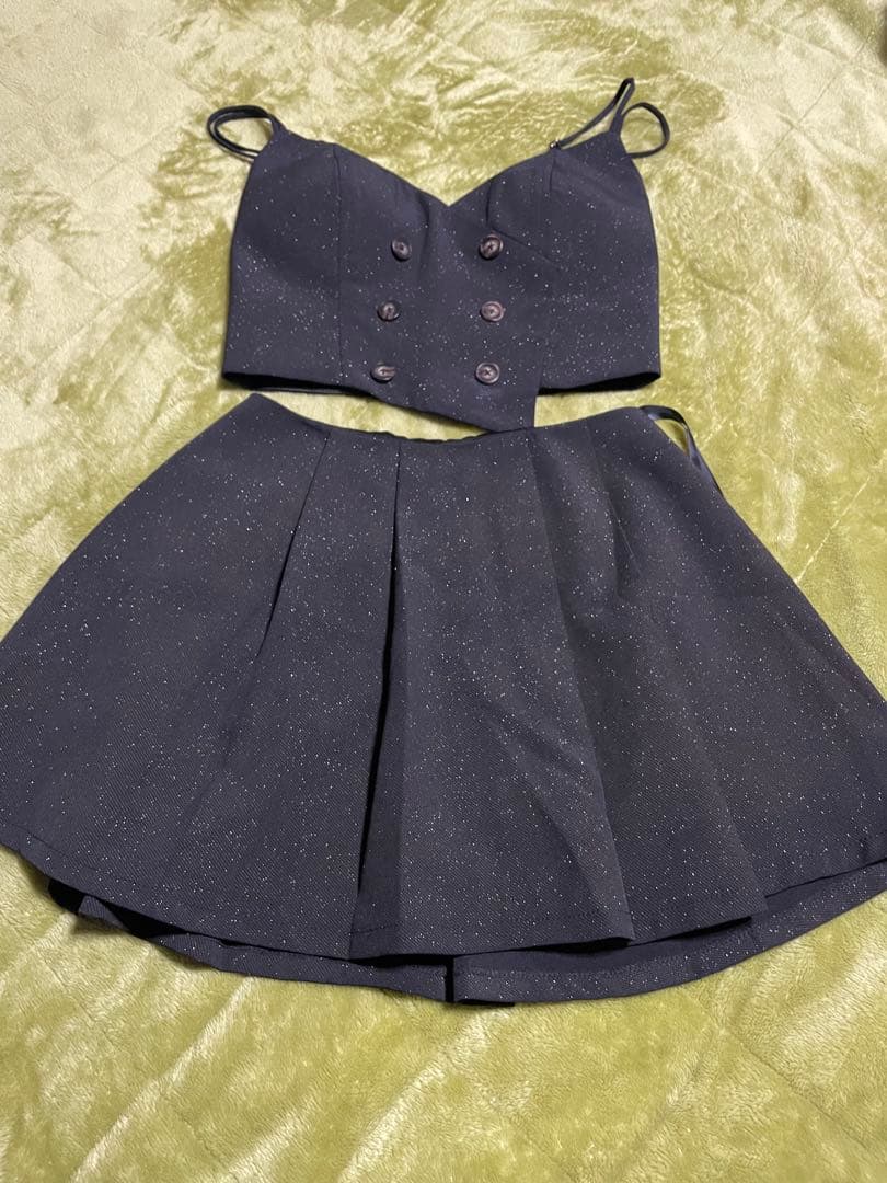 ROBE de FLEURS Glossy セットアップミニ キャバドレス