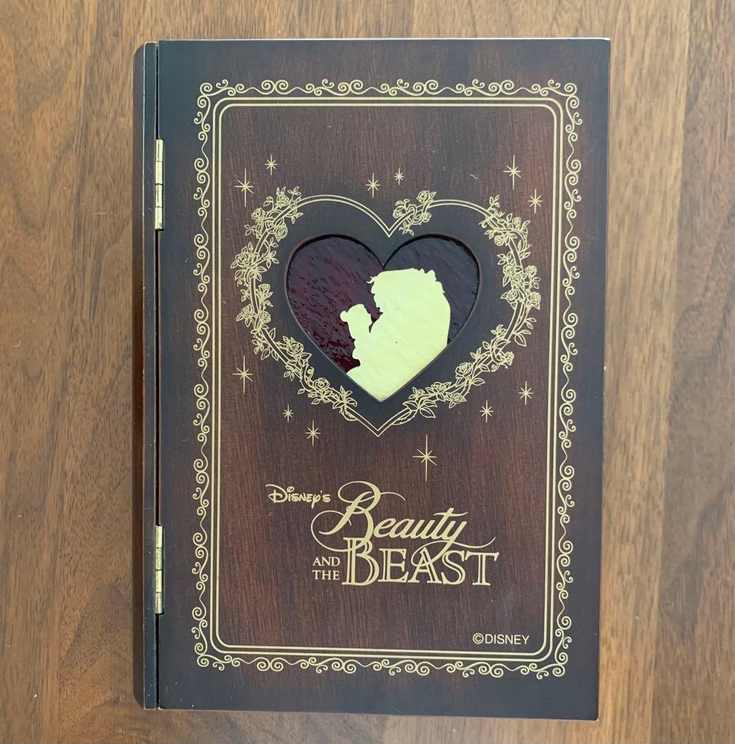 ディズニー 美女と野獣 ブック型 ジュエリーボックス