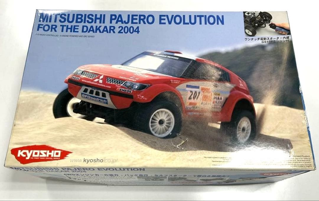 京商（kyosyo）　三菱パジェロ ダカール2004 4WDエンジンカー