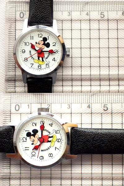 【限定値下】激レア★箱付【1970年代】ディズニー ミッキーマウス 手巻き腕時計