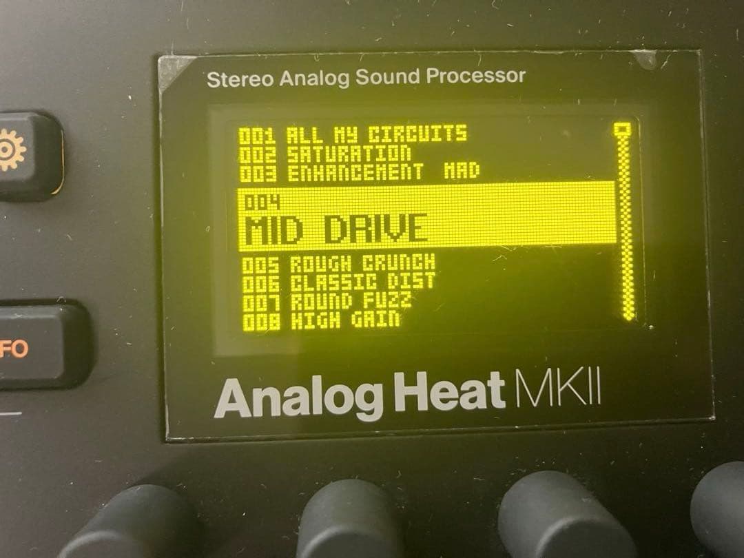 DTM・DAW Elektron Analog Heat MKII