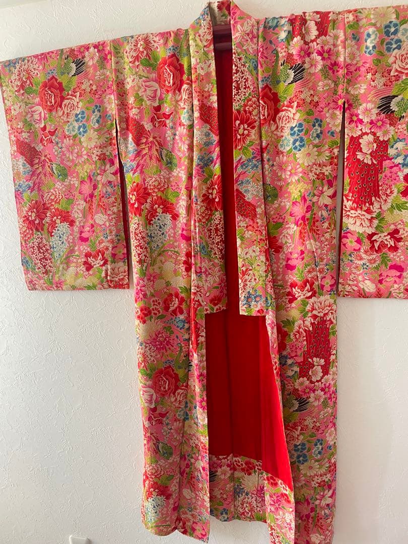 美品　アンティークお着物　7歳　七五三