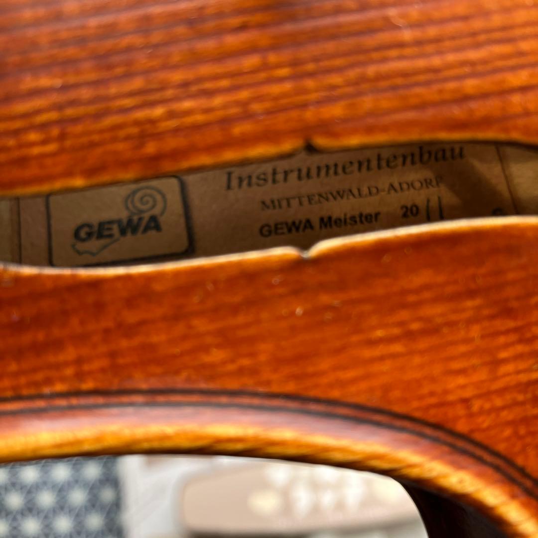GEWA Meister 2011　マイスター　バイオリン 4/4 一枚板 虎目