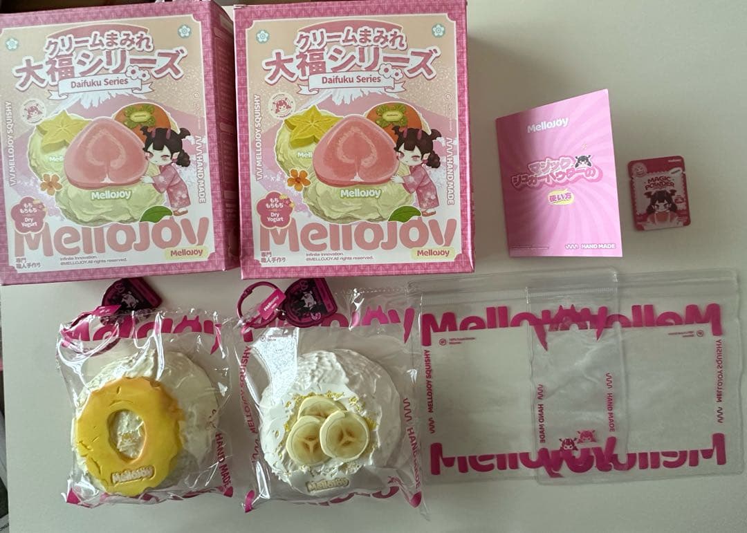 メロディジョイ スクイーズ 大福 パイナップル&バナナ