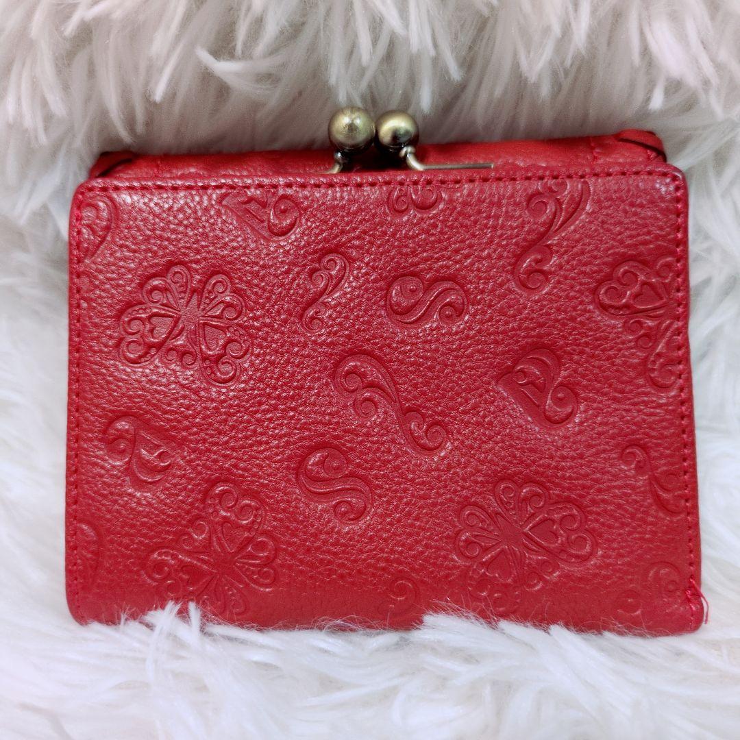 希少✨️廃盤品 アナスイ ANNASUI ダリア がま口 三つ折り財布 蝶々