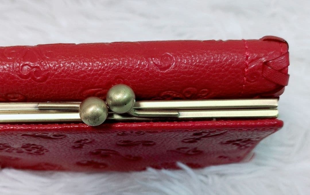 希少✨️廃盤品 アナスイ ANNASUI ダリア がま口 三つ折り財布 蝶々