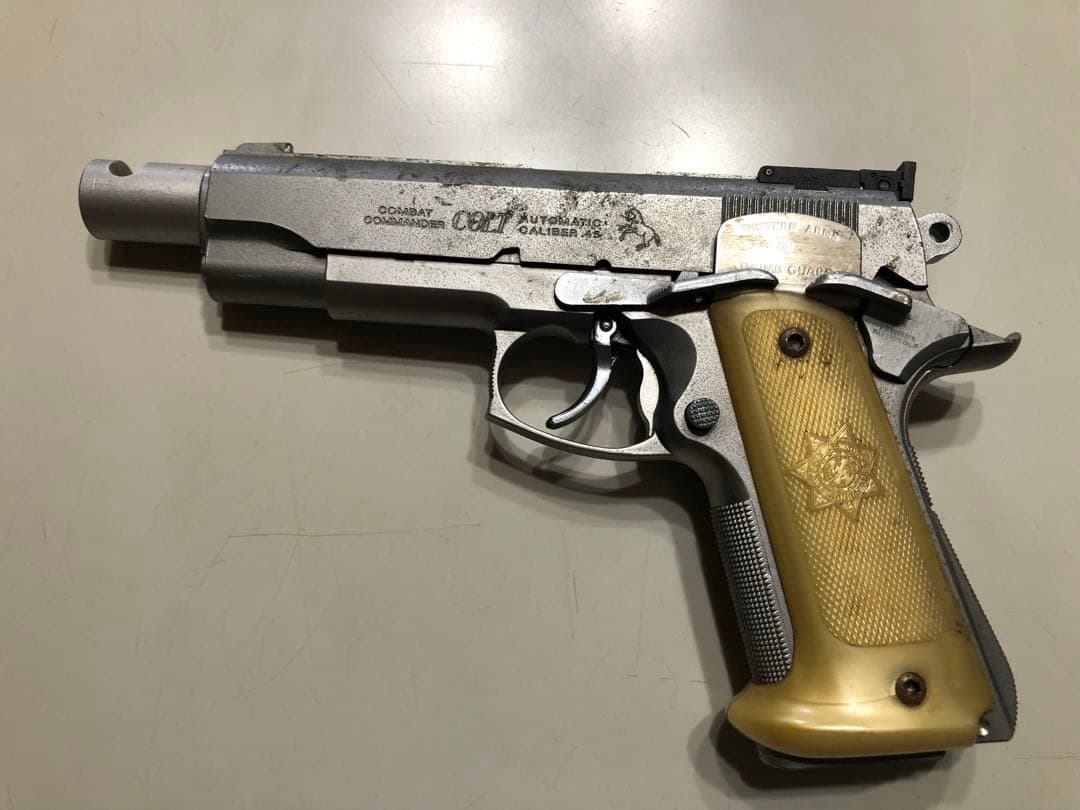 WAニュースーパーコンバットコマンダーカスタム ステンレスシルバー