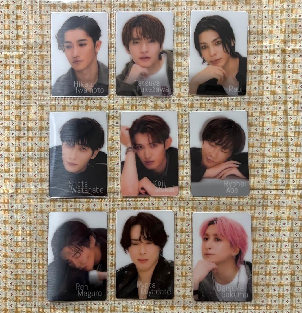 全9種ラバーバンド＆チラ見カード　Man 5周年world 国立