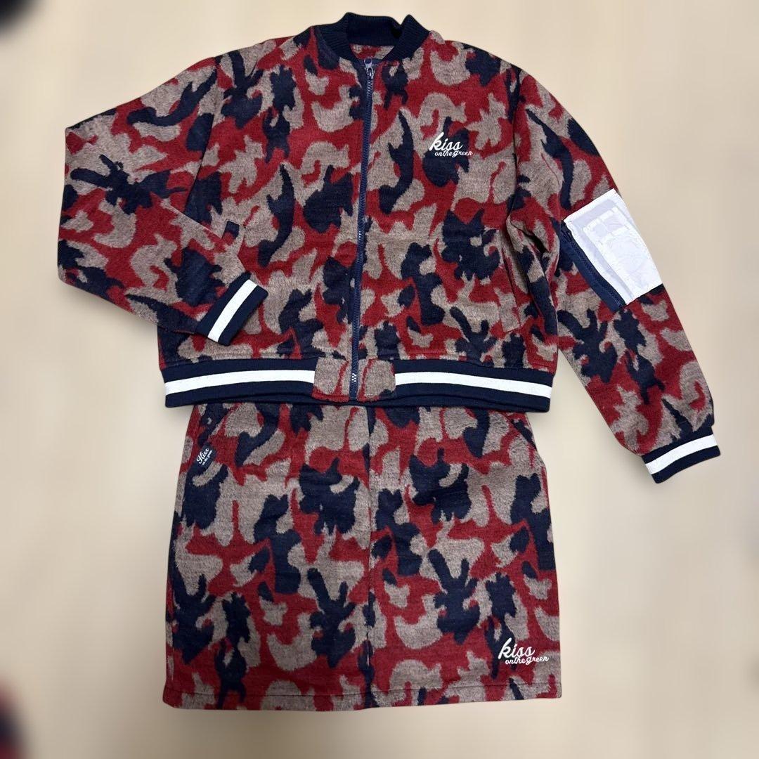 kiss on the green 迷彩柄 レディースウェア 3点セット