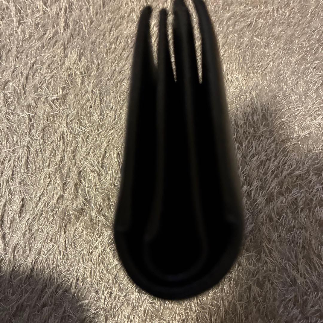 PRADAフラップサフィアーノレザーロゴ金具ブラック