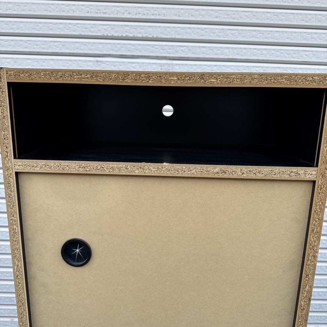 スロット実機スタンド ブラック 収納付 台