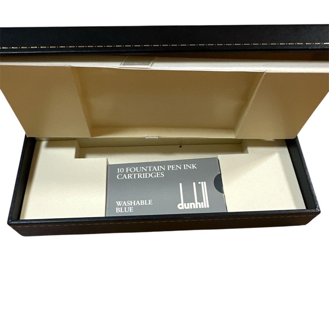 ダンヒル 万年筆 ゴールドプレート ペン先　14K 585 箱付き