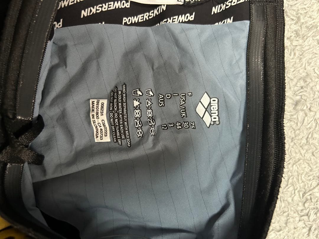 arena Powerskin 競泳水着 M 黒