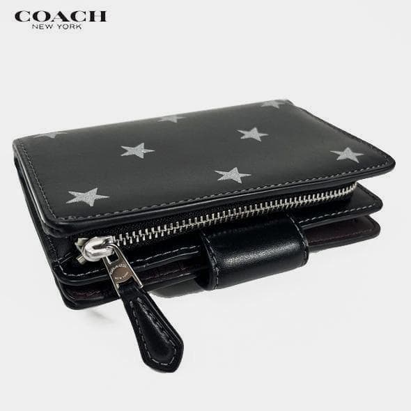 初売り　コーチ新作 二つ折財布 ★COACH★ スモール ジップ アラウンド