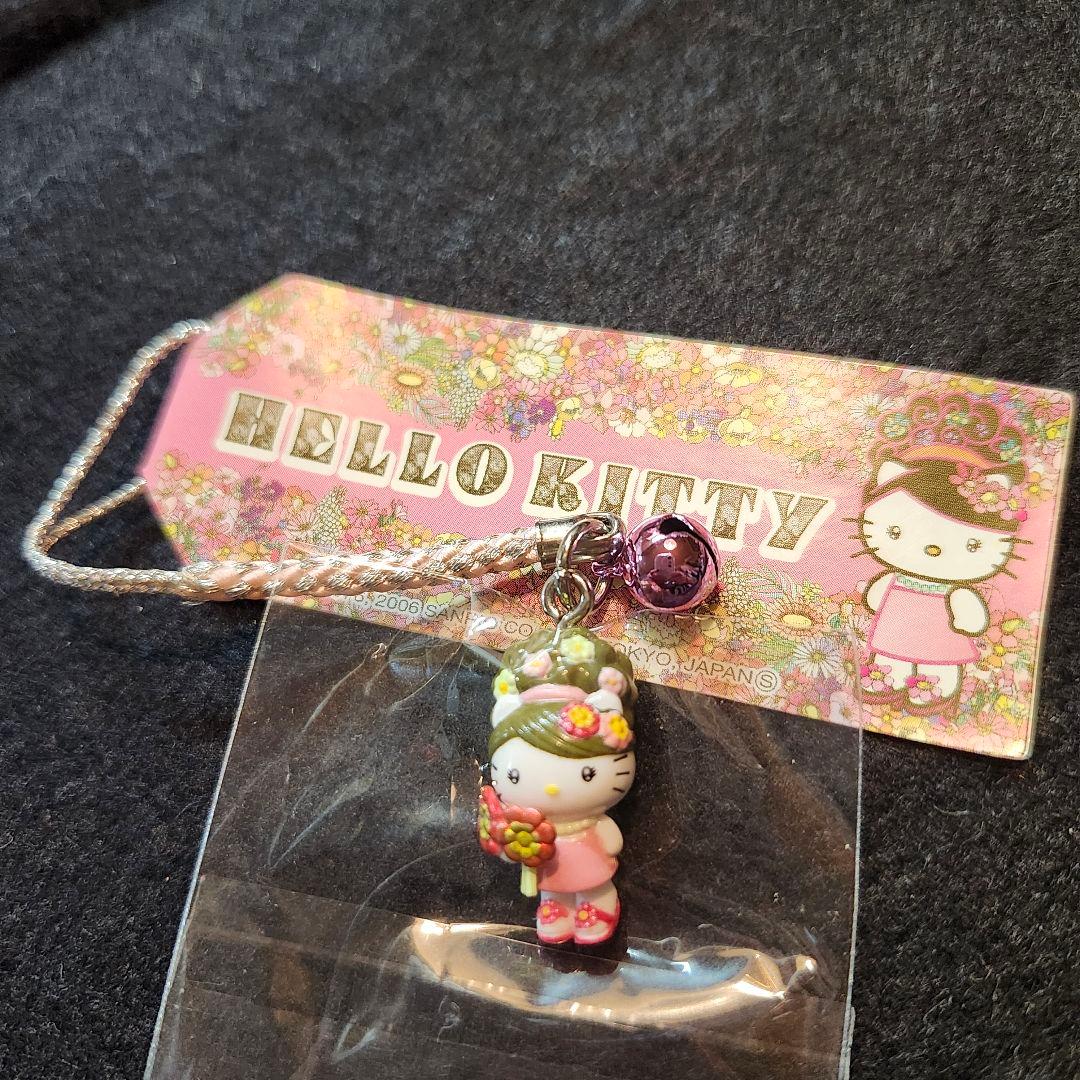 希少 レア ご当地キティ フルール 根付け ストラップ 2006年