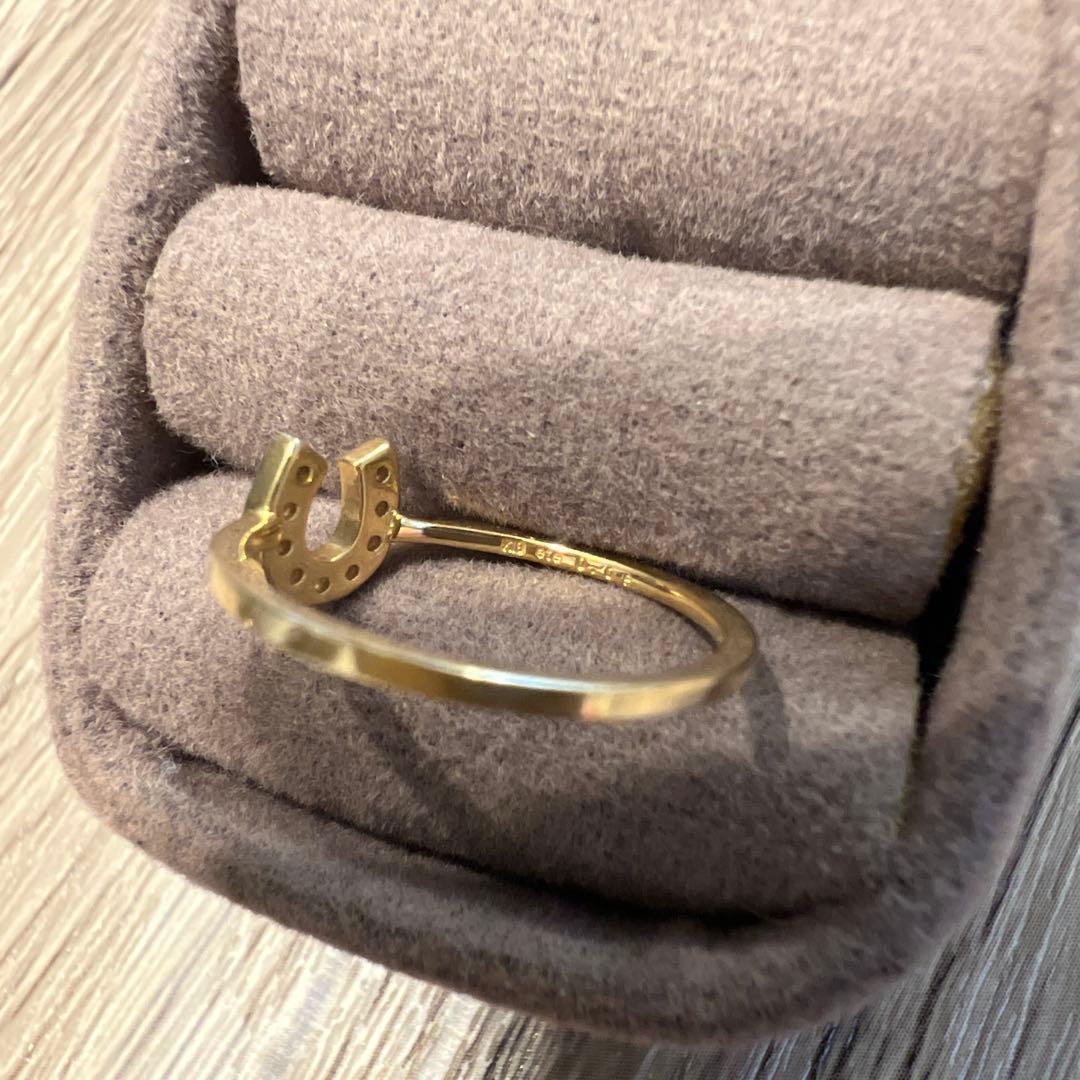 ete k18 リング　ホースシュー7号