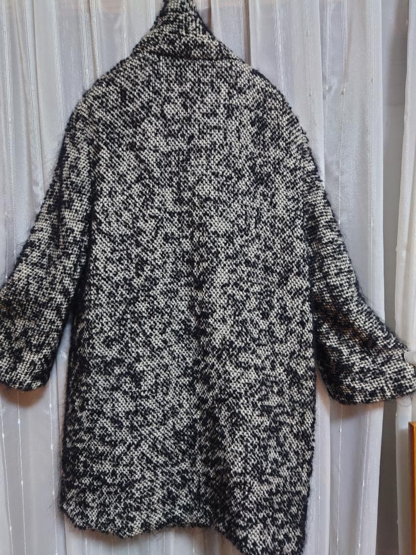 お値下げ☆美品☆SPORTMAX ☆イタリア製アルパカ混☆ツィードコート☆ ４２